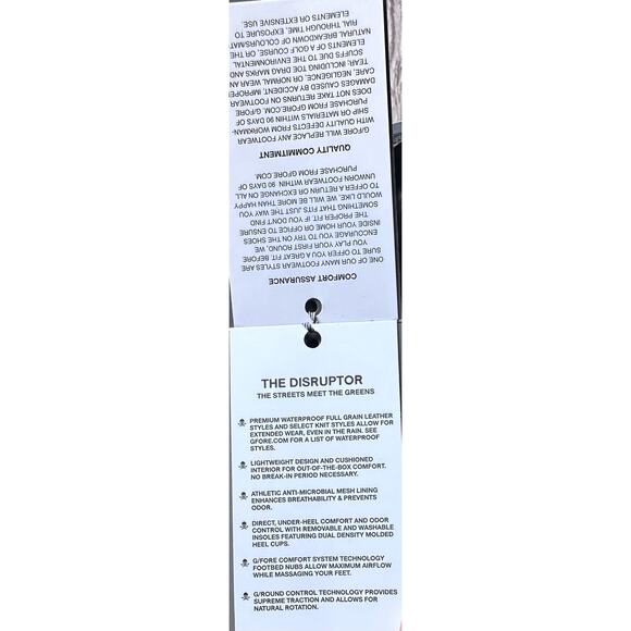 G/Fore|The Disruptor Golf Shoe|Embossed Black Skulls/Suede/Leather|NIB|SZ 9.5 - Picture 7 of 7